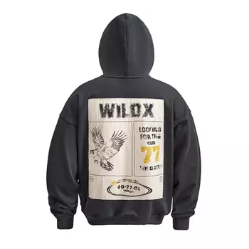 WILDX Толстовка унисекс Obsidian Black