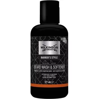 Wilkinson Sword Barber's Style Средство для мытья и смягчения бороды для мужчин, 177 мл