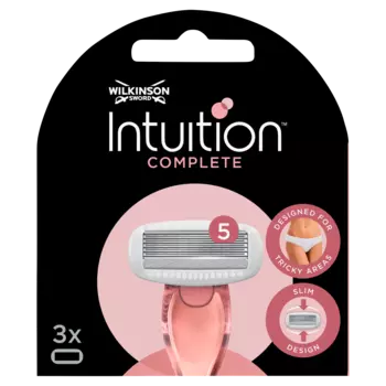 Wilkinson Sword Intuition Complete запасные лезвия для бритвы, 3 шт.