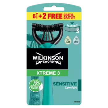 Wilkinson Sword Wilkinson Sword Xtreme3 Sensitive одноразовые бритвы для мужчин, 8 шт.