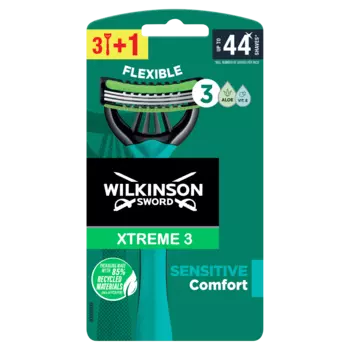 Wilkinson Sword Xtreme3 Sensitive одноразовые бритвы для мужчин, 4 шт.