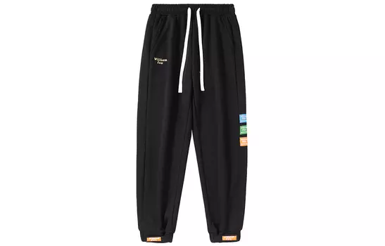 William Fox&Sons Трикотажные спортивные штаны унисекс, Черный