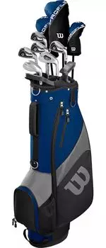 Wilson Senior Profile SGI Полный набор из 14 предметов, черный/темно-синий