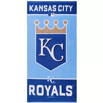 WinCraft Kansas City Royals, пляжное полотенце из волокна 30 x 60 дюймов