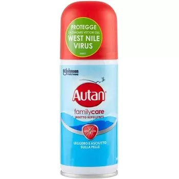 Wind Family Care Спрей Сухой Репеллент - 100 мл Упаковка 3 Autan