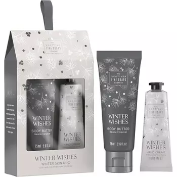 Winter Wishes Skin Duo — масло для тела и крем для рук Scottish Fine Soaps