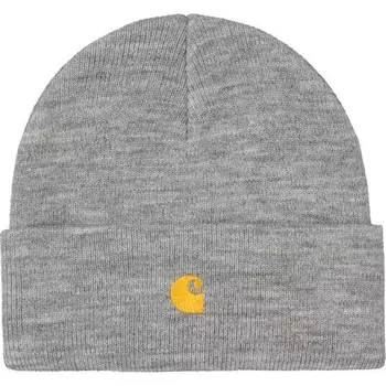 WIP шапка бини Чейз Carhartt WIP, цвет Grau / Gold