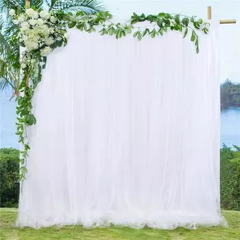 WISFOR 3M 3M занавески тканевый фон для фотостудии, свадьбы, украшения занавески на день рождения, свадебное украшение, фон для штор, белый
