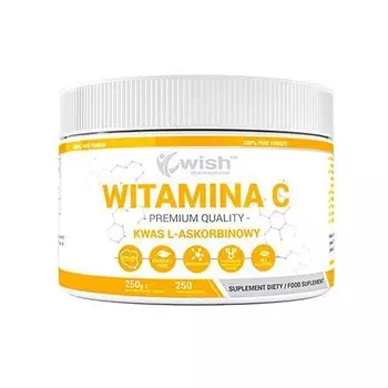 Wish, Фармацевтический витамин С 1000 мг (L-аскорбиновая кислота) - 250 г
