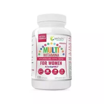 Wish, Мультивитаминный комплекс для женщин 120 капс.