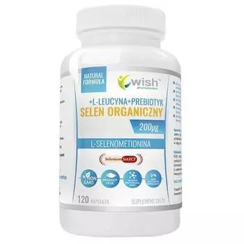 Wish, Органический селен 200 мкг 120 капсул
