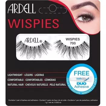 Wispies 700 Черные накладные ресницы, Ardell