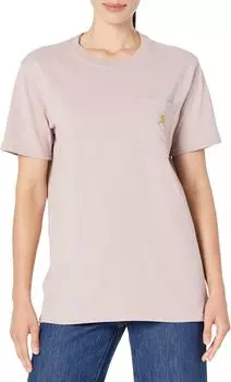 WK87 Спецодежда Футболка с короткими рукавами и карманами Carhartt, цвет Mink