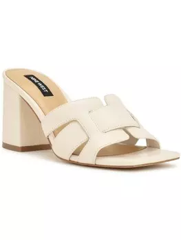 WNKAELYN3 Женские нарядные сандалии из искусственной кожи с ремешками Nine West, слоновая кость