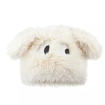 WODONBLE Осенне-зимняя забавная шапка-пуловер с рисунком щенка с глазами и длинными ушами, утепленная теплая милая плюшевая шапка, шерстяная шапка для мужчин и женщин, парный стиль Wodonble