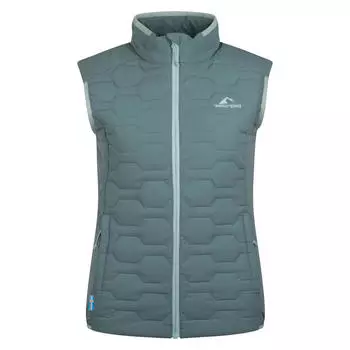 водоотталкивающий и ветрозащитный жилет женский GLYMUR ледниково-зеленый/минерально-синий WESTFJORD, цвет gruen