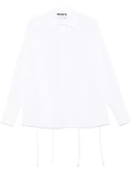 WOERA рубашка на пуговицах, белый