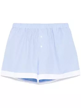 WOERA шорты в тонкую полоску, синий