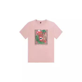 Wogong Tee Picture Мужская футболка, пастельно-розовый