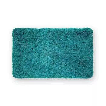 WohnDirect Коврики для ванной с глубоким ворсом прямоугольные MALM бирюзовый 60 x 100 см