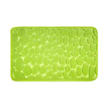 WohnDirect мягкий коврик для ванной из пены с эффектом памяти LONDON зеленый 50 x 80 см