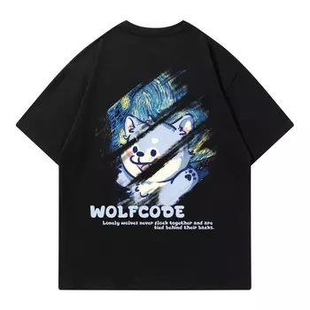 Wolf Code Футболка унисекс, Черный