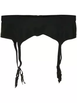 Wolford атласный пояс для чулок, черный