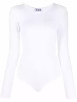 Wolford боди Berlin с длинными рукавами, белый