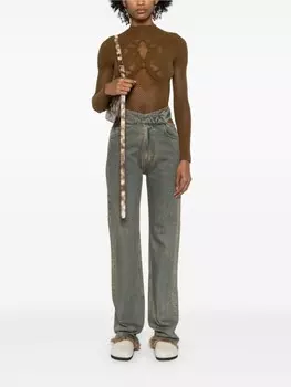 Wolford боди с перфорацией