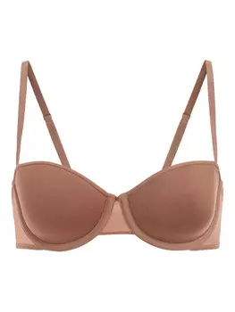 Wolford бюстгальтер-балконет на косточках, нейтральный