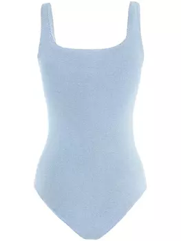 Wolford джинсовое боди, синий