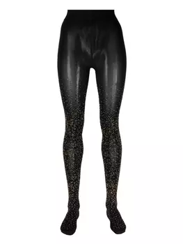 Wolford колготки Matrix с кристаллами, черный
