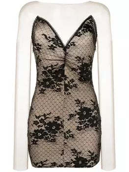 Wolford платье без бретелей, черный