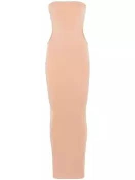Wolford платье миди Fatal с вырезами, нейтральный цвет