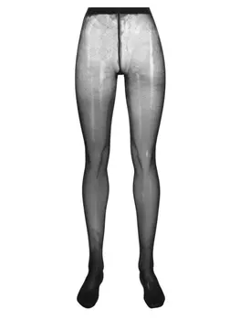 Wolford полупрозрачные колготки Liza, черный