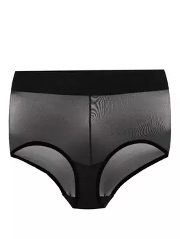 Wolford трусы с высокой талией, черный
