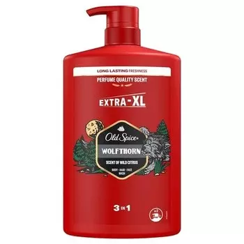 Wolfthorn 3-в-1 гель для душа и шампунь для мужчин 1л Old Spice