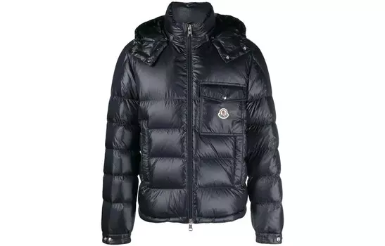 Wollaston пуховик мужской темно-синий Moncler