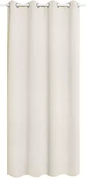 WOLTU Непрозрачные плотные шторы с люверсами 130 г/м для гостиной Спальня 135 x 245 см Кремовый (1 шт.), бежевый