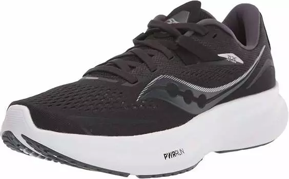 Women'S Guide 15 Кроссовки для бега в черном/белом цвете SAUCONY