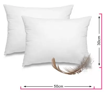 Комплект перьевых подушек Wometo, 2 штуки