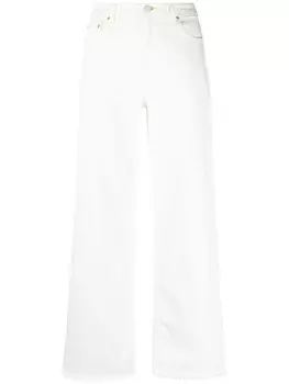 Won Hundred прямые джинсы с завышенной талией, белый