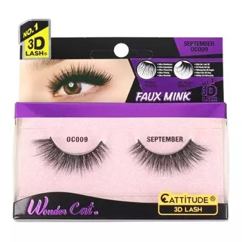 Wonder Cat Lash, сентябрь - накладные ресницы Ebin New York