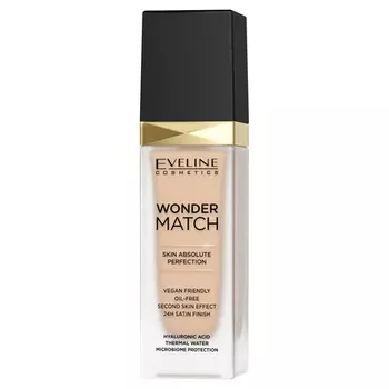 Wonder Match Luxury Праймер для лица 30 мл 16 Светло-бежевый, Eveline Cosmetics