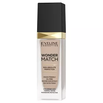 Wonder Match Роскошный праймер для лица 30 мл 12 Светлый натуральный, Eveline Cosmetics