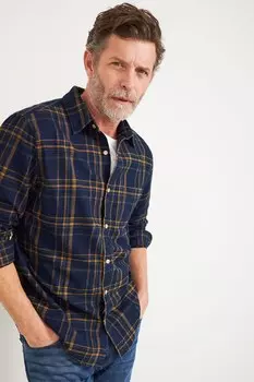 Wonston синяя клетчатая рубашка White Stuff, синий