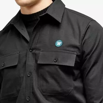 Wood Wood Carson Куртка из рипстопа, черный