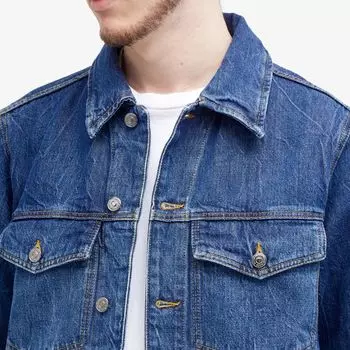 Wood Wood Джинсовая куртка Ivan, синий