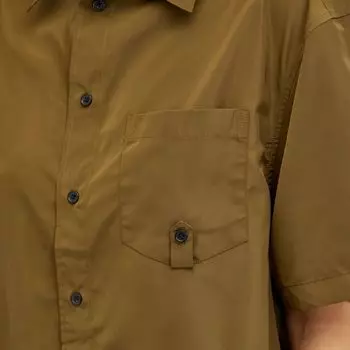 Wood Wood Рубашка с коротким рукавом Yuko Tech, зеленый