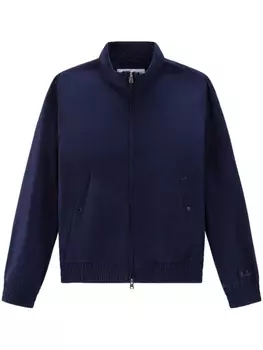 Woolrich бомбер на молнии, синий